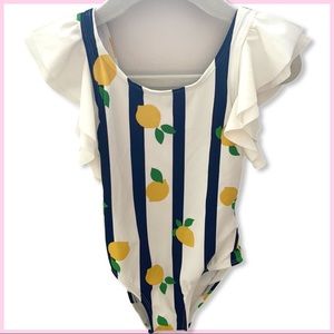 NWT Janie and Jack 2T Lemon 🍋 Striped Suit